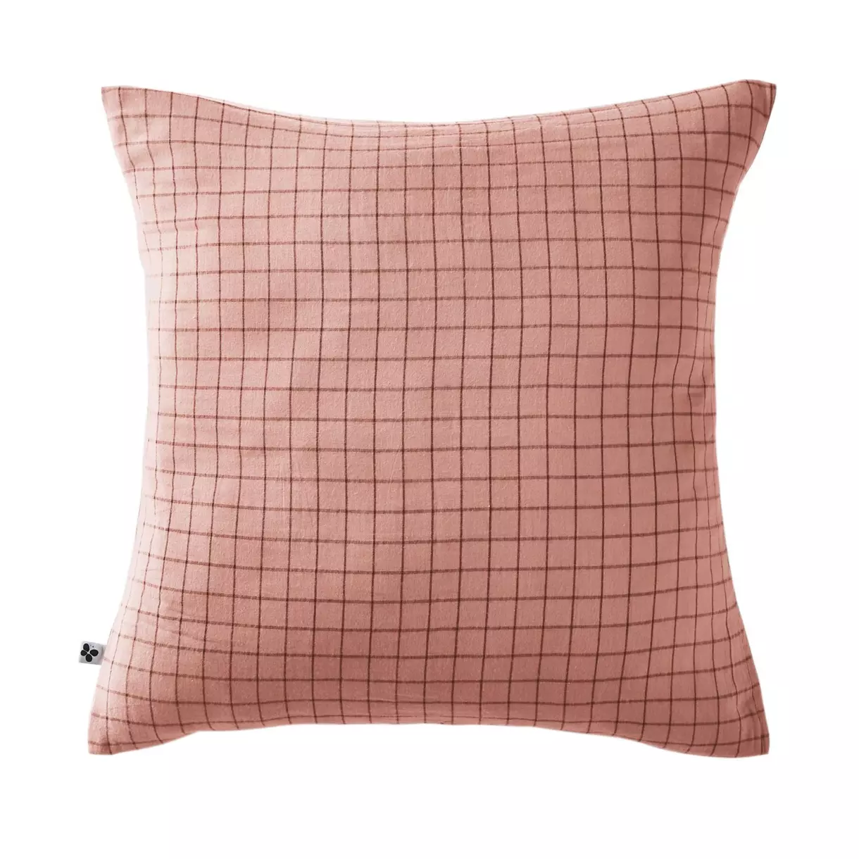 Taie d'oreiller carrée gaze de coton (60 cm) Gaïa Mix Rose pêche 1
