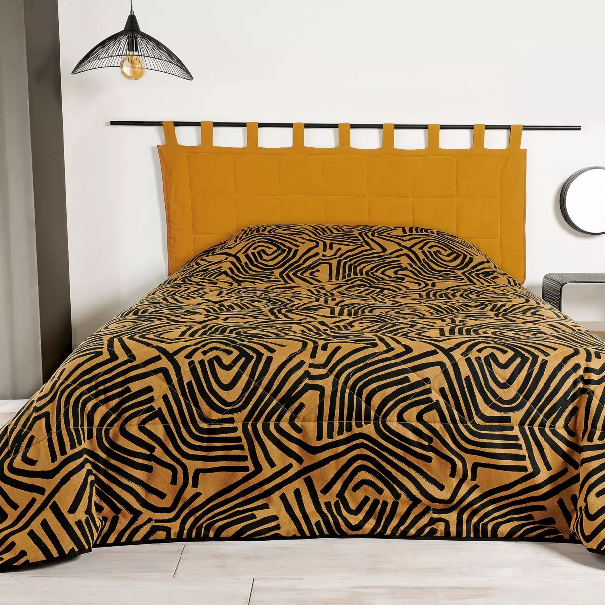 Couvre-lit (240 x 260 cm) Nairobi Jaune 1