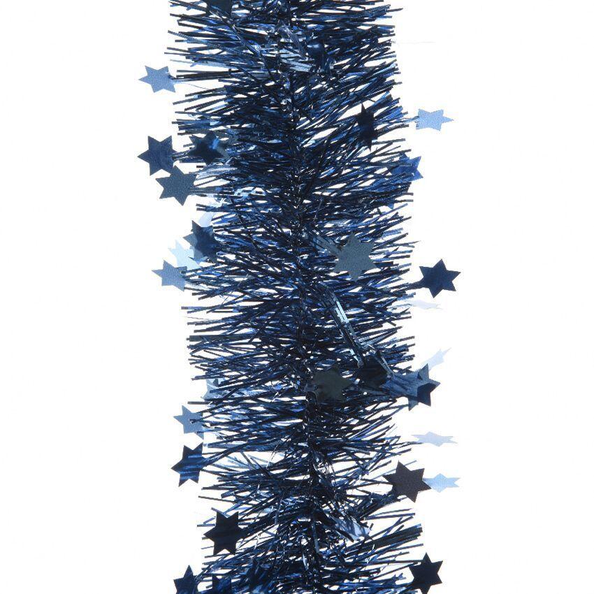 Kerstslinger (D10 cm) sterren Alpine donkerblauw 1