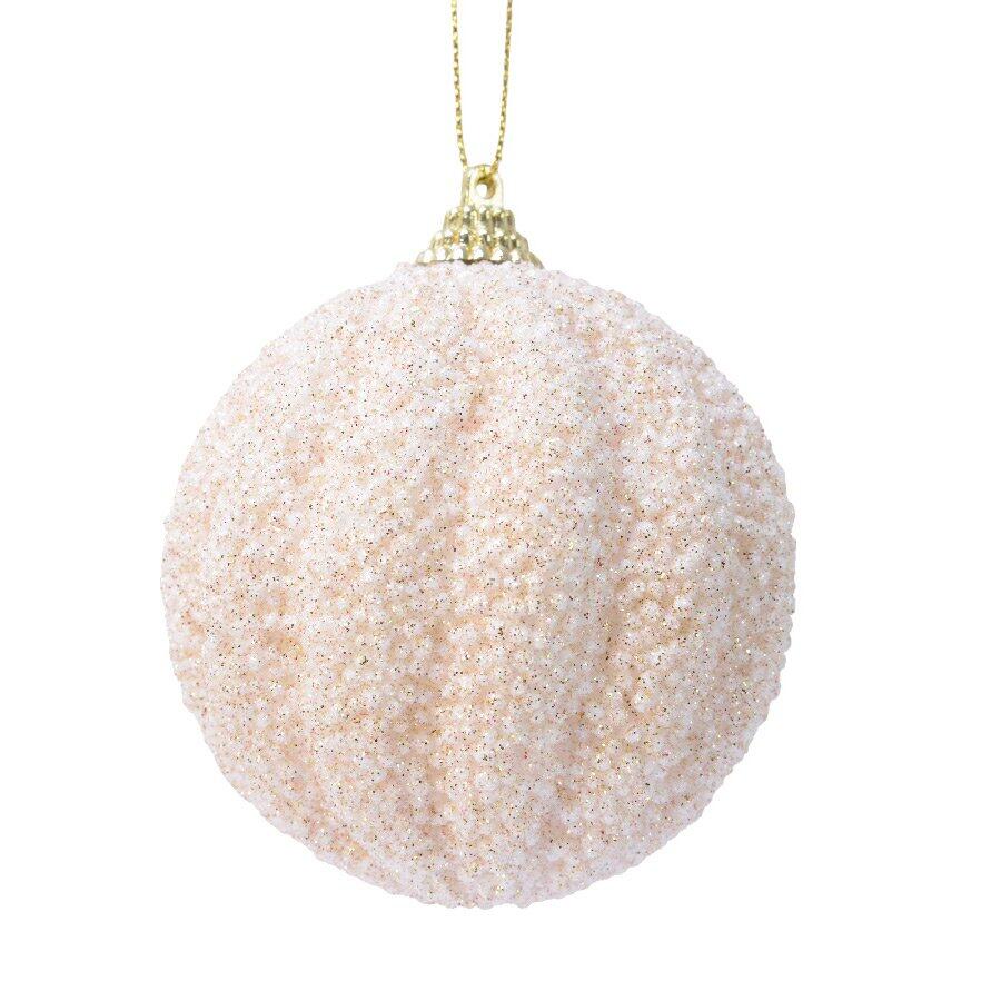 Confezione di 12 palline di Natale (Ø80 mm) Etincelle Perla 1