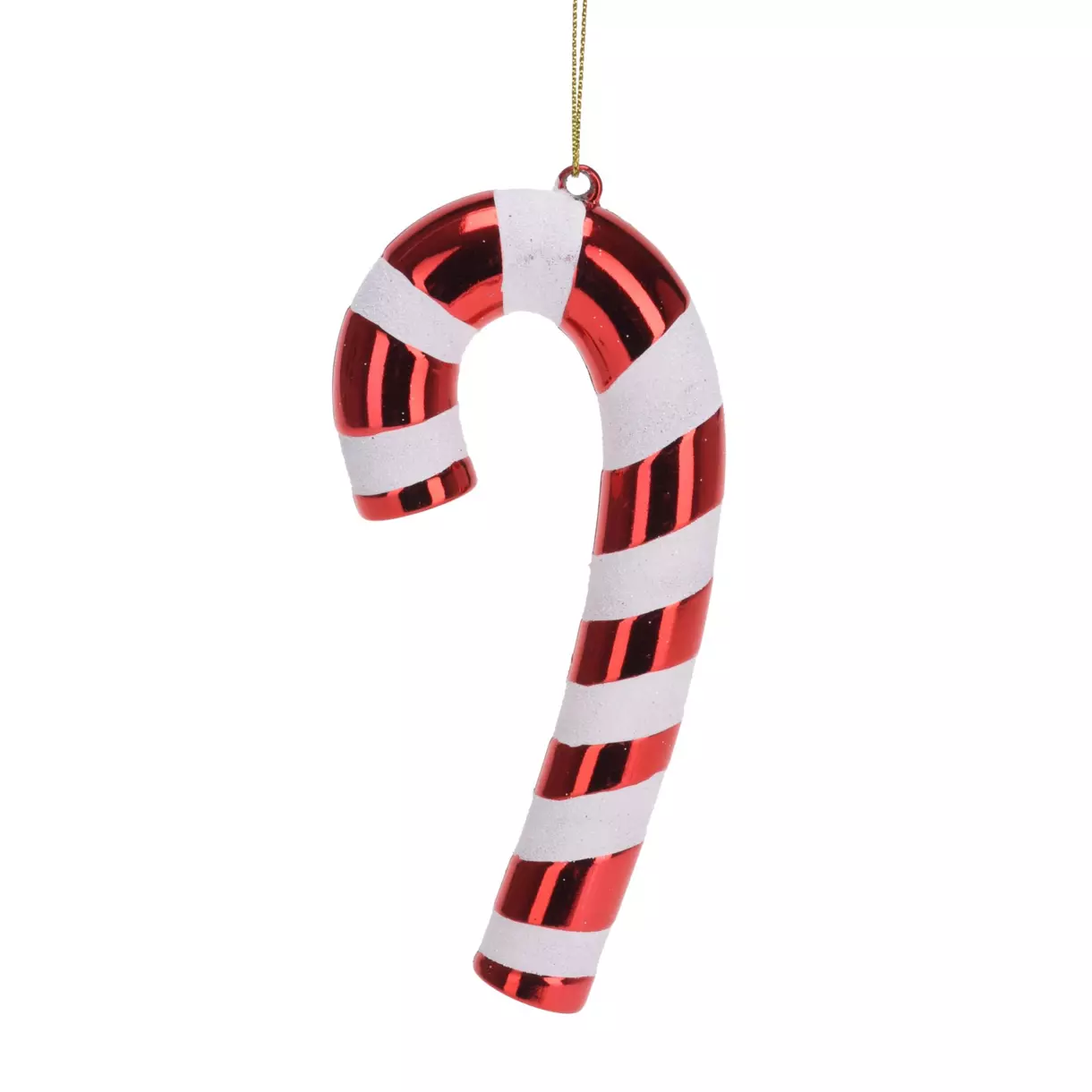 Set van 4 candy canes  Candy cane  om op te hangen Rood 1