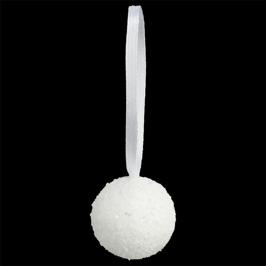 Set di 10 palline di Natale (D60 mm)  Perla Bianco 1