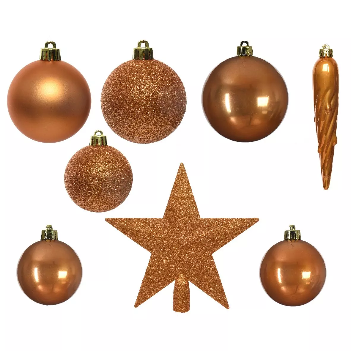 Kit de decoración para árbol de Navidad Novae Ambar 1
