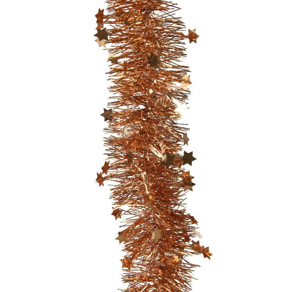 Guirlande de Noël (D9 cm) étoilée Alpine Rouge cuivré 1