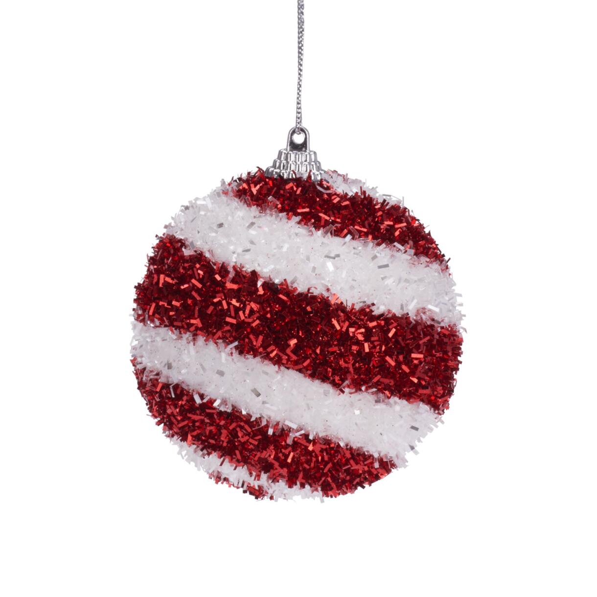 Confezione di 3 palline di Natale (Ø80 mm) Nébuleuse Rosso 1