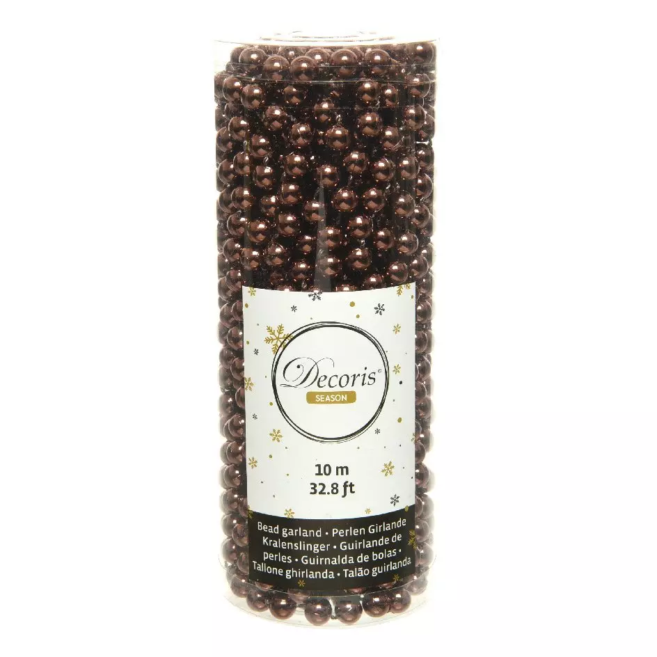 Guirlande perle Alpine Marron foncé 1