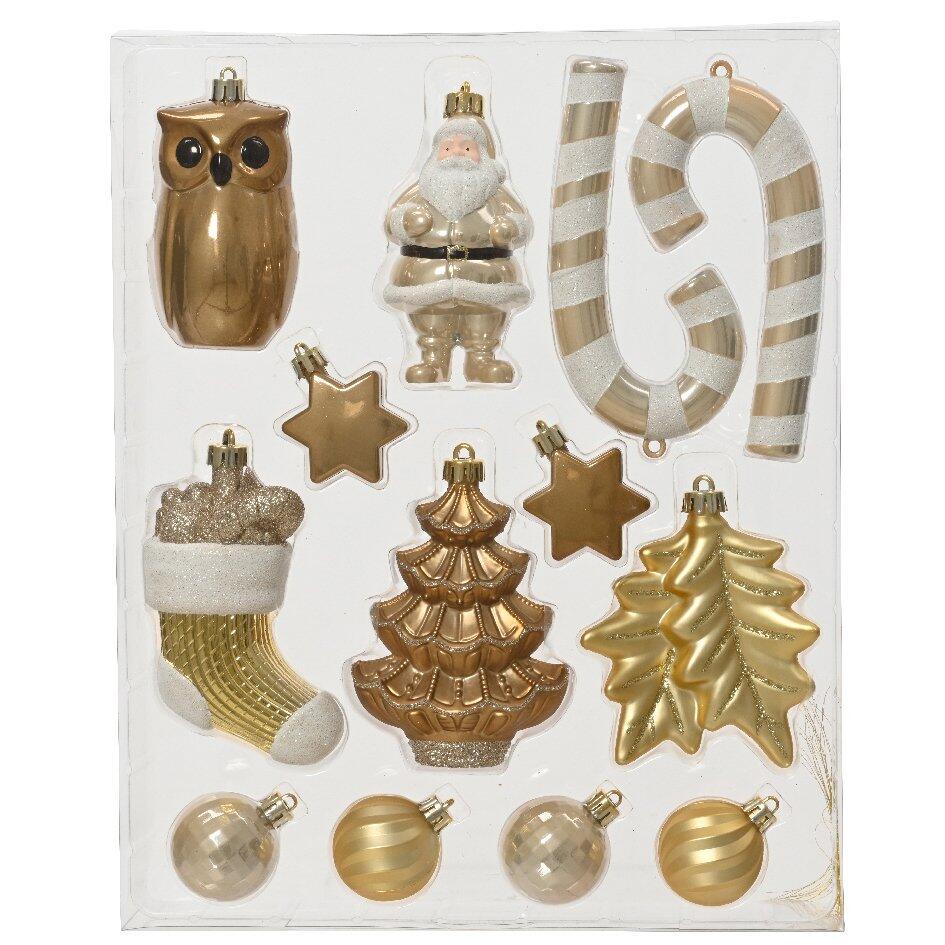 Kit de decoración para árbol de Navidad Manaé Oro 1