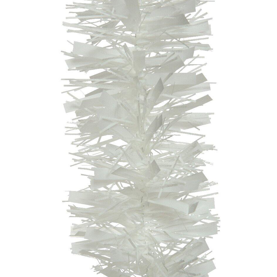 Guirnalda de Navidad (D10 cm) (2 m) Alpine estructurado Blanco
 1