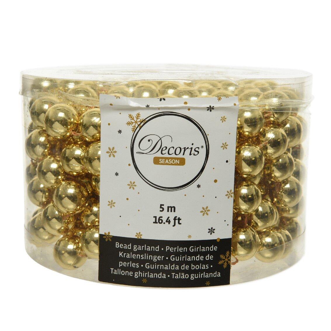 Girlande mit Perlen Alpine XL Gold 1
