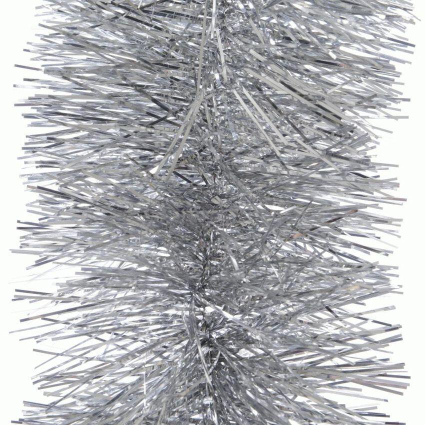 Kerstslinger (D20 cm) Alpine XL zilver 1