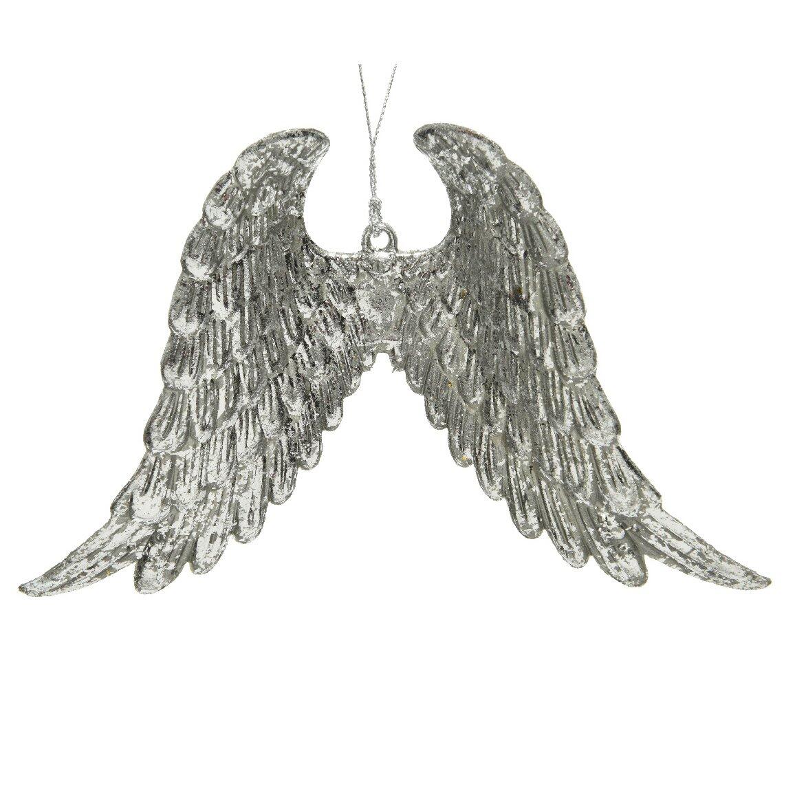 Engelen vleugels Aedan om op te hangen zilver 1