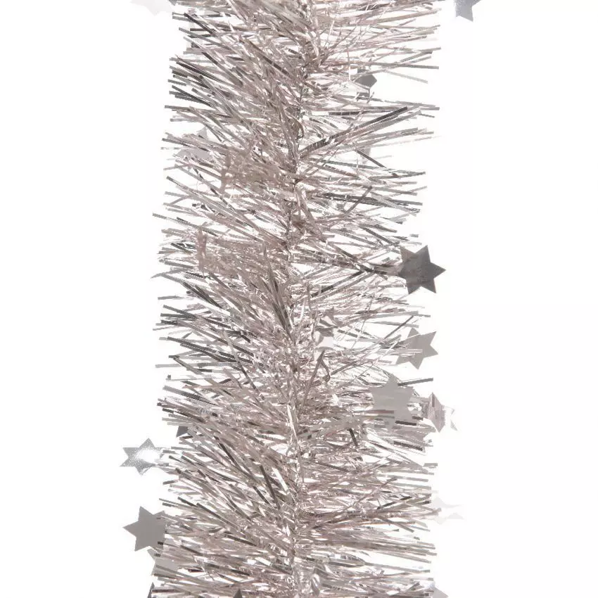 Kerstslinger (D10 cm) sterren Alpine poederroze 1