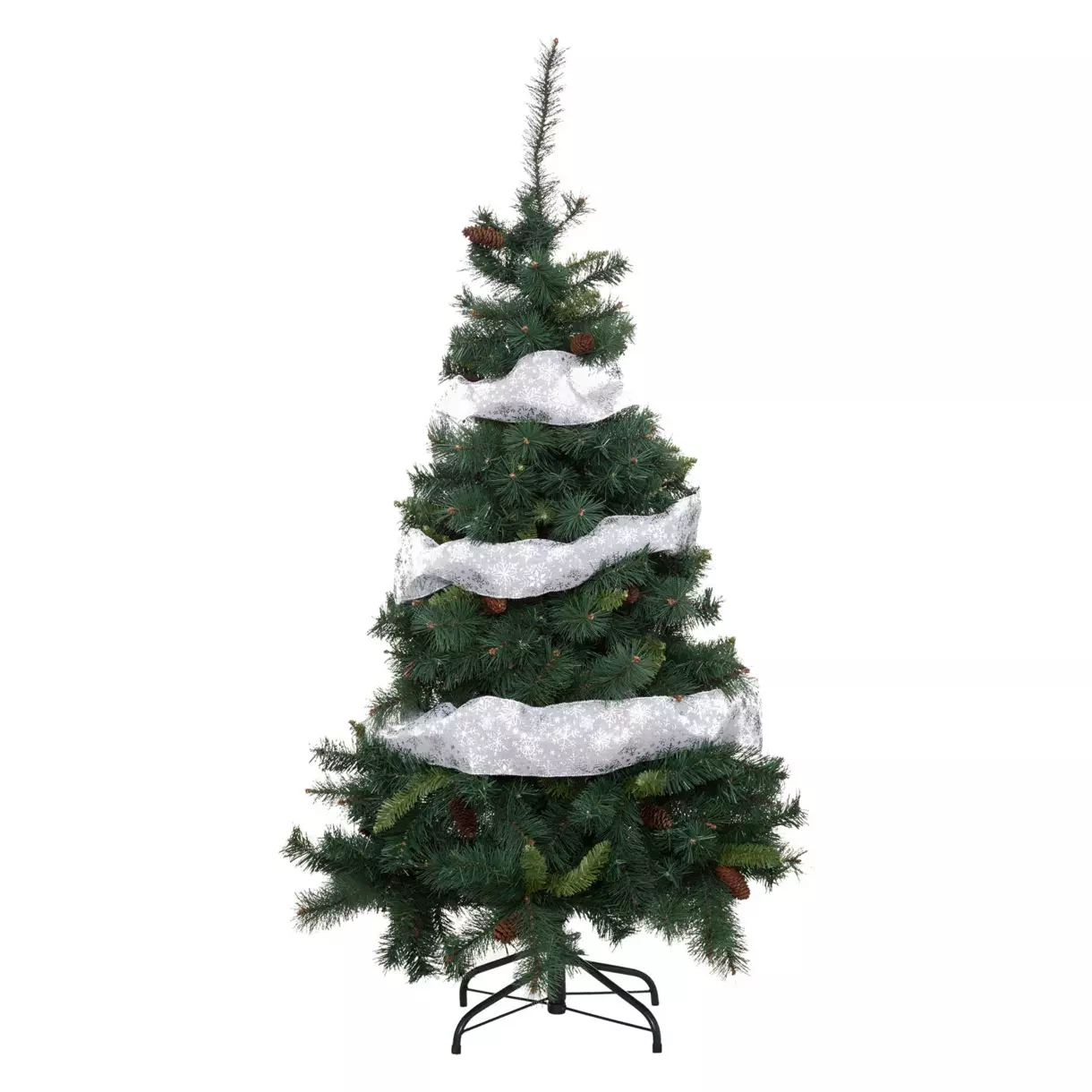 Guirlande de Noël Flocons Argent 1