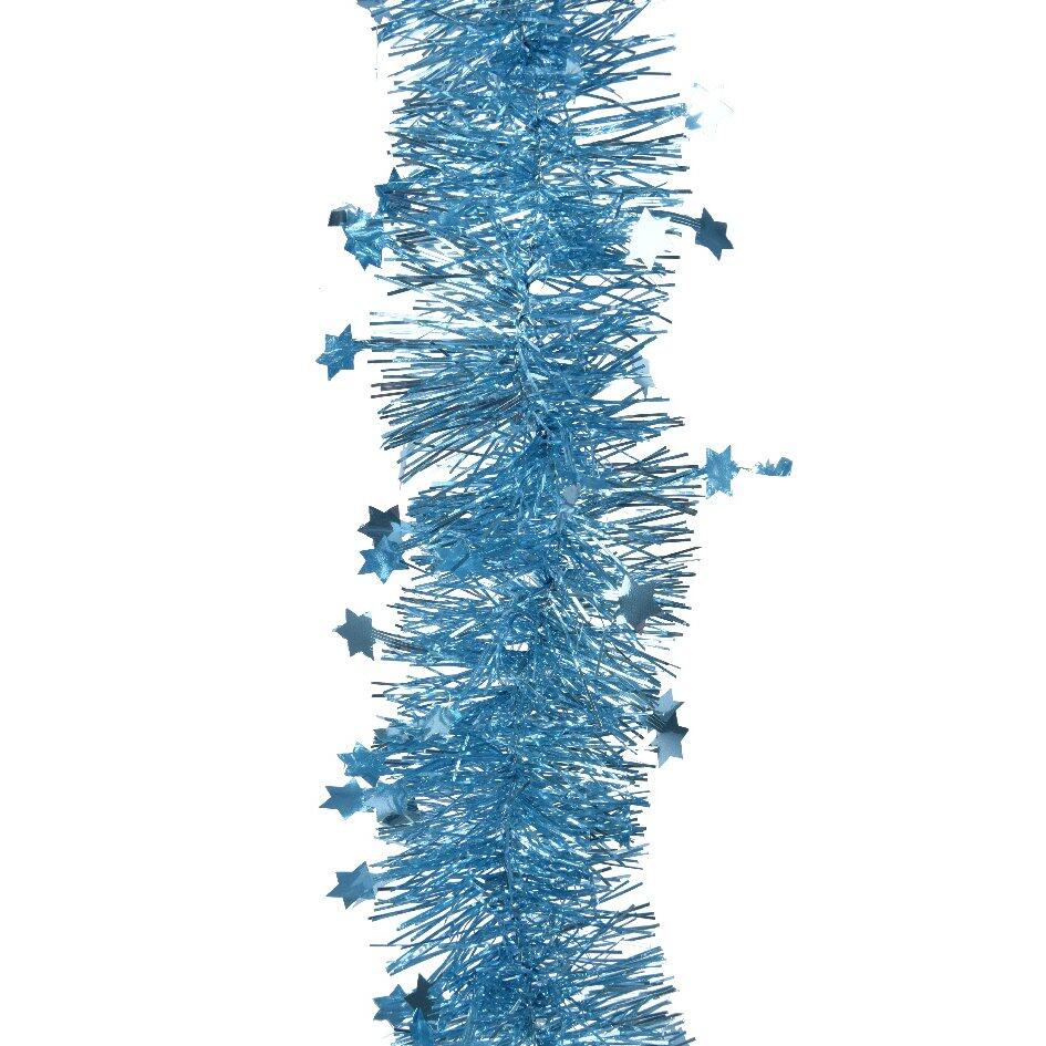 Ghirlanda di Natale (Ø9 cm) étoilée Alpine Blu scintillante 1
