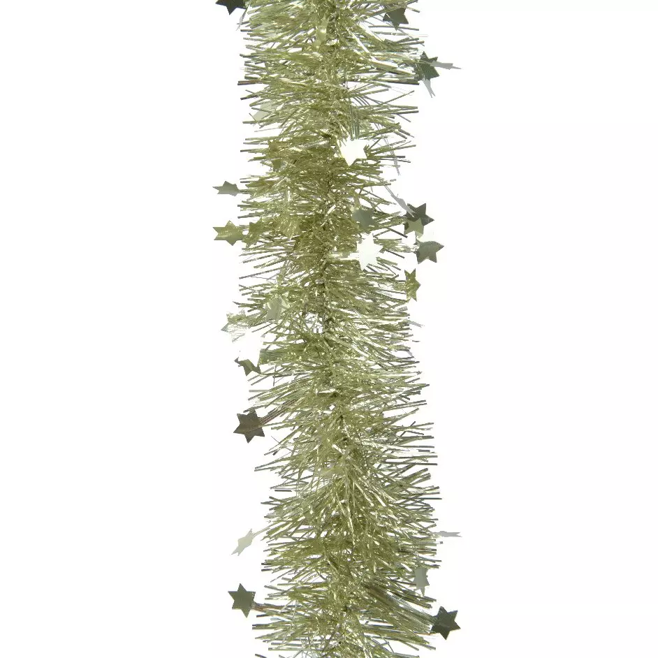 Girlande (D9 cm) mit Sternen Alpine Pistaziengrün 1