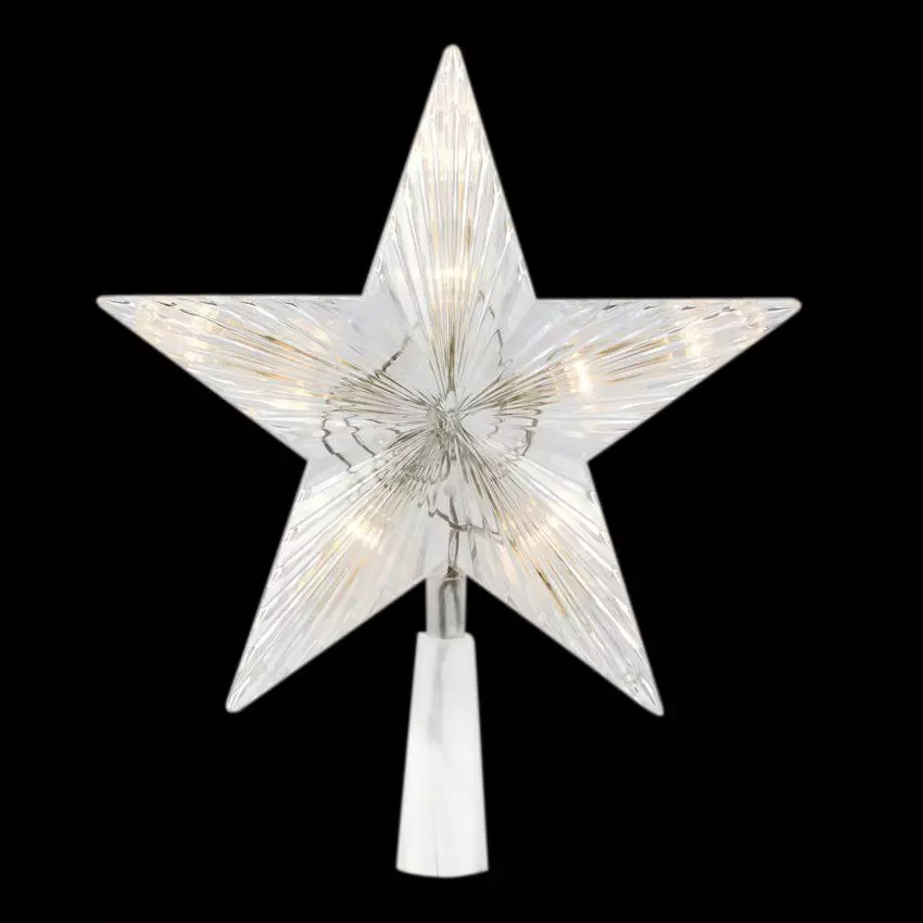 Copa para árbol luminoso Estrella Fiona Blanco cálido 1