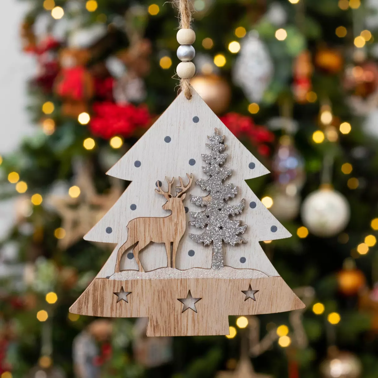 Árbol de Navidad para colgar Cerf Natural 1