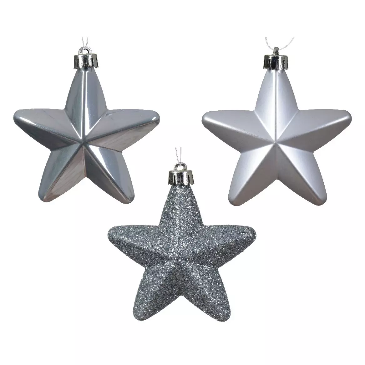Lote de 6 estrellas de Navidad Alpine  1