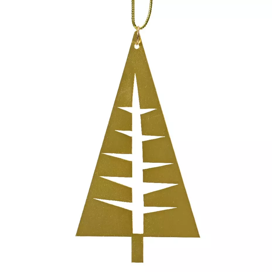 Set van 2 kerstbomen Ophée Goud 2