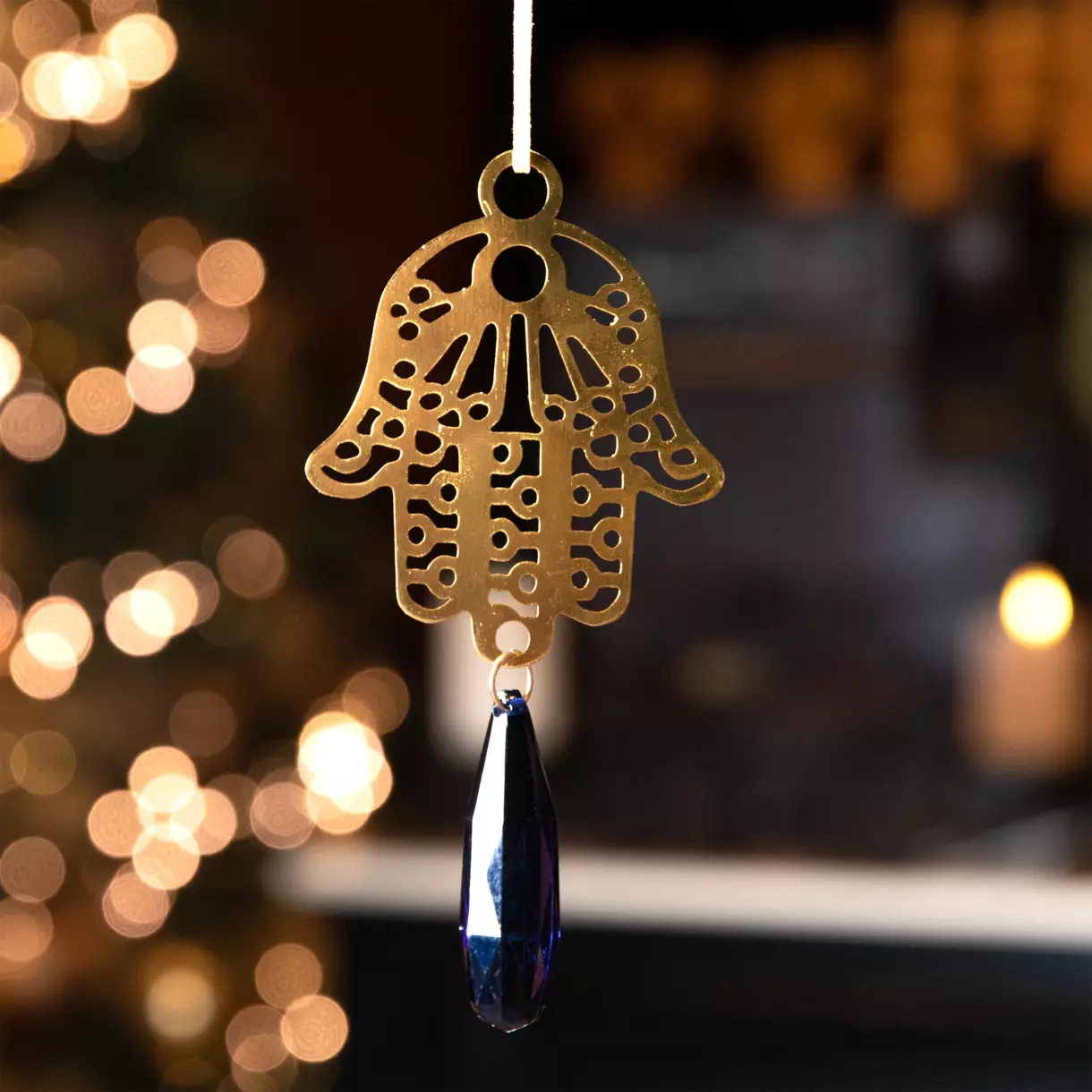 Main de Navidad Oro