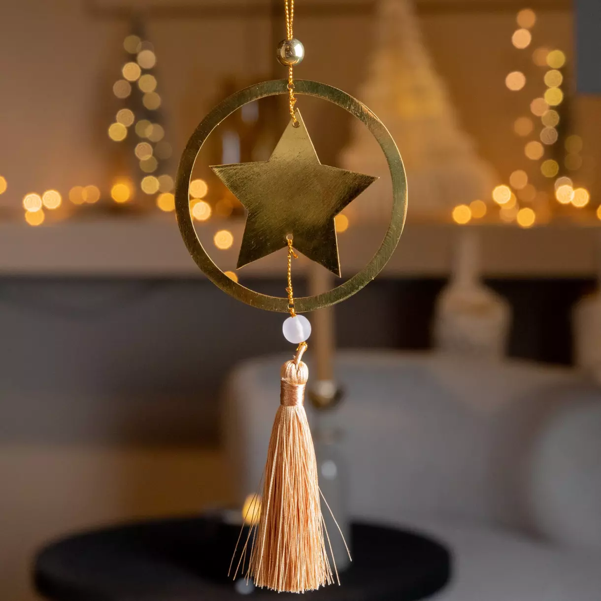 Kersthangdecoratie Kaya Camel 1