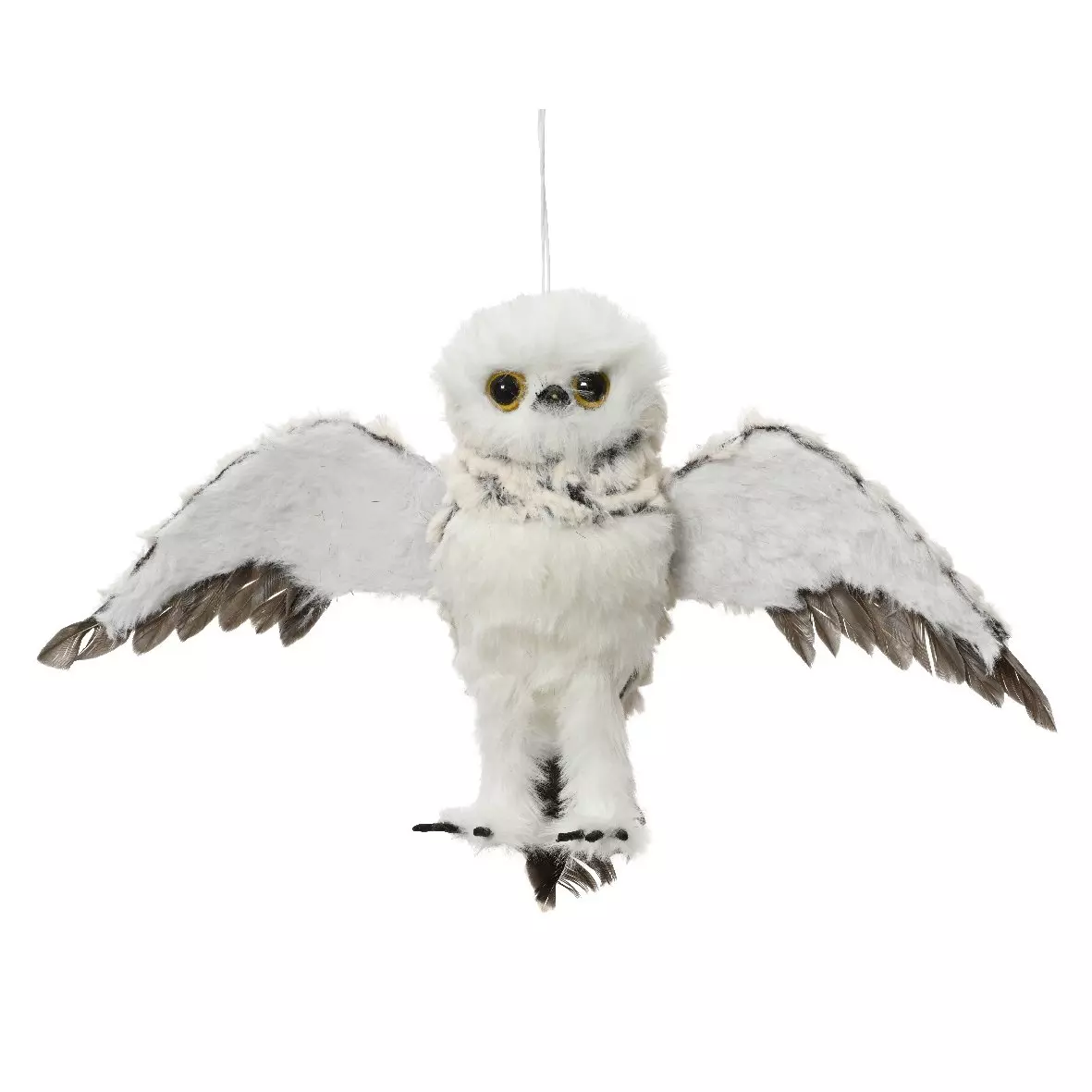 Chouette à suspendre Huguette Blanc 1