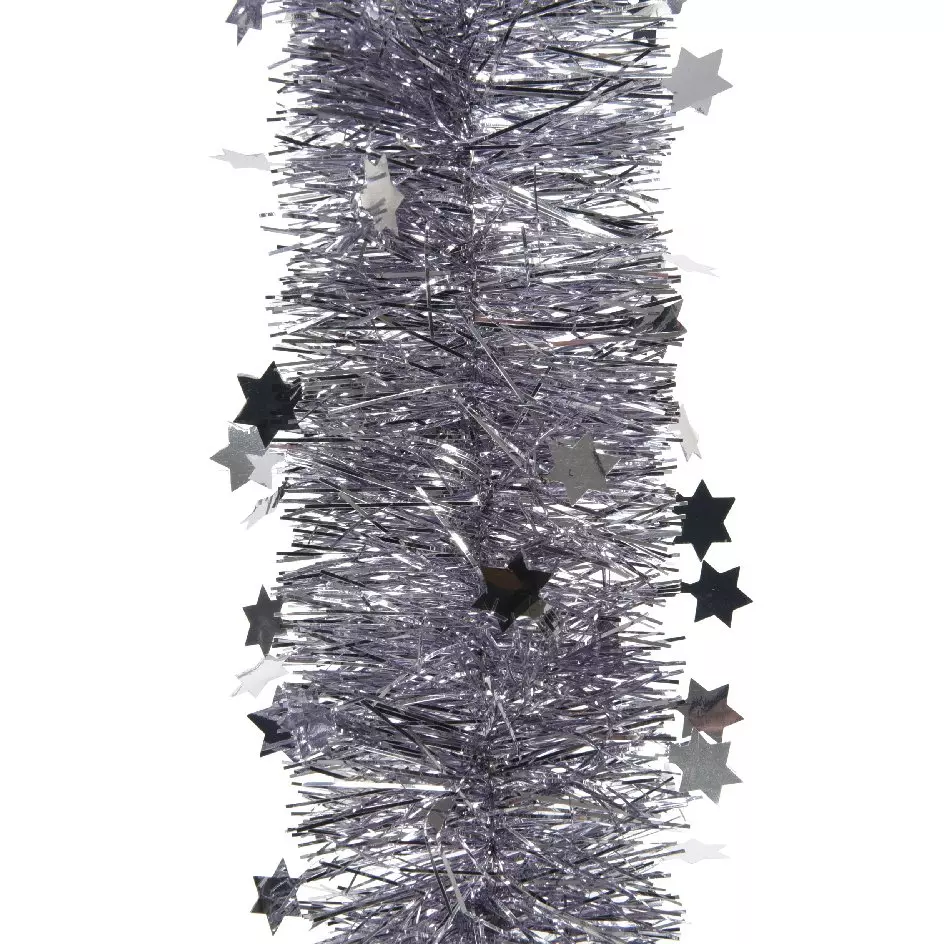 Guirlande de Noël (D10 cm) étoilée Alpine Lilas 1