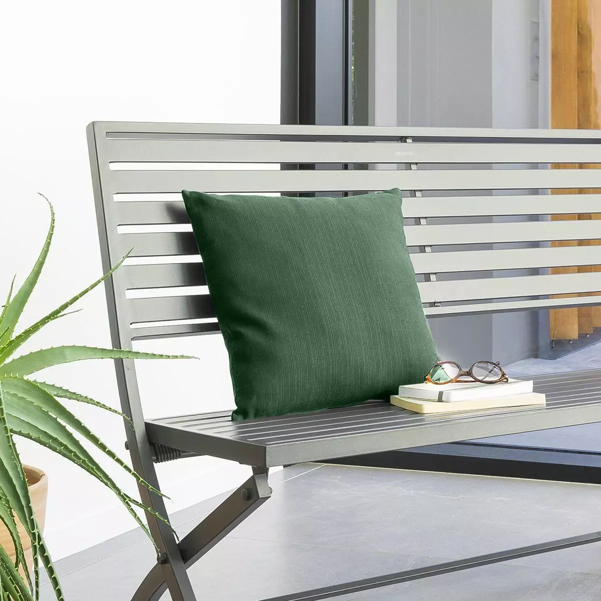 Cojín (40 cm) Korai Verde oliva 1