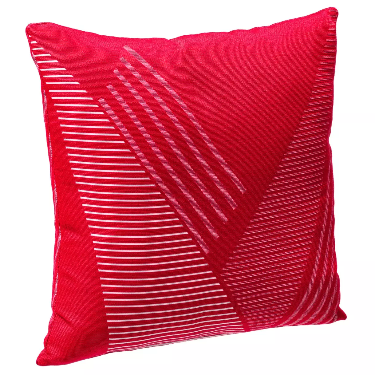 Cojín (40 cm) Jacquard Rojo granada 1