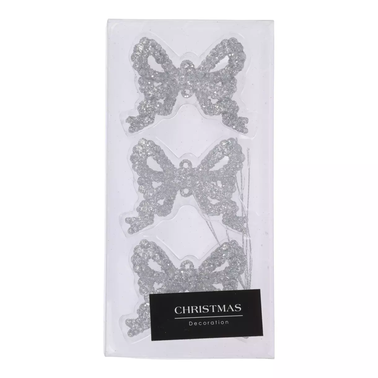 Lote de 3 Papillons para colgar Plata 1