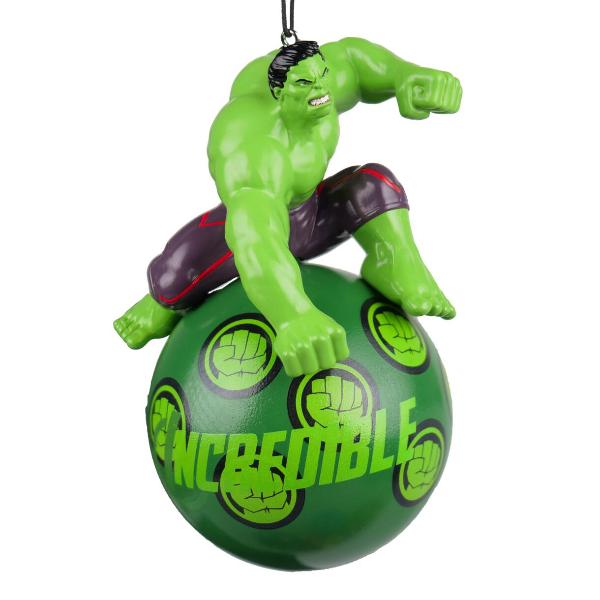 Kerstbal (D130 mm) Disney Hulk Groen 1
