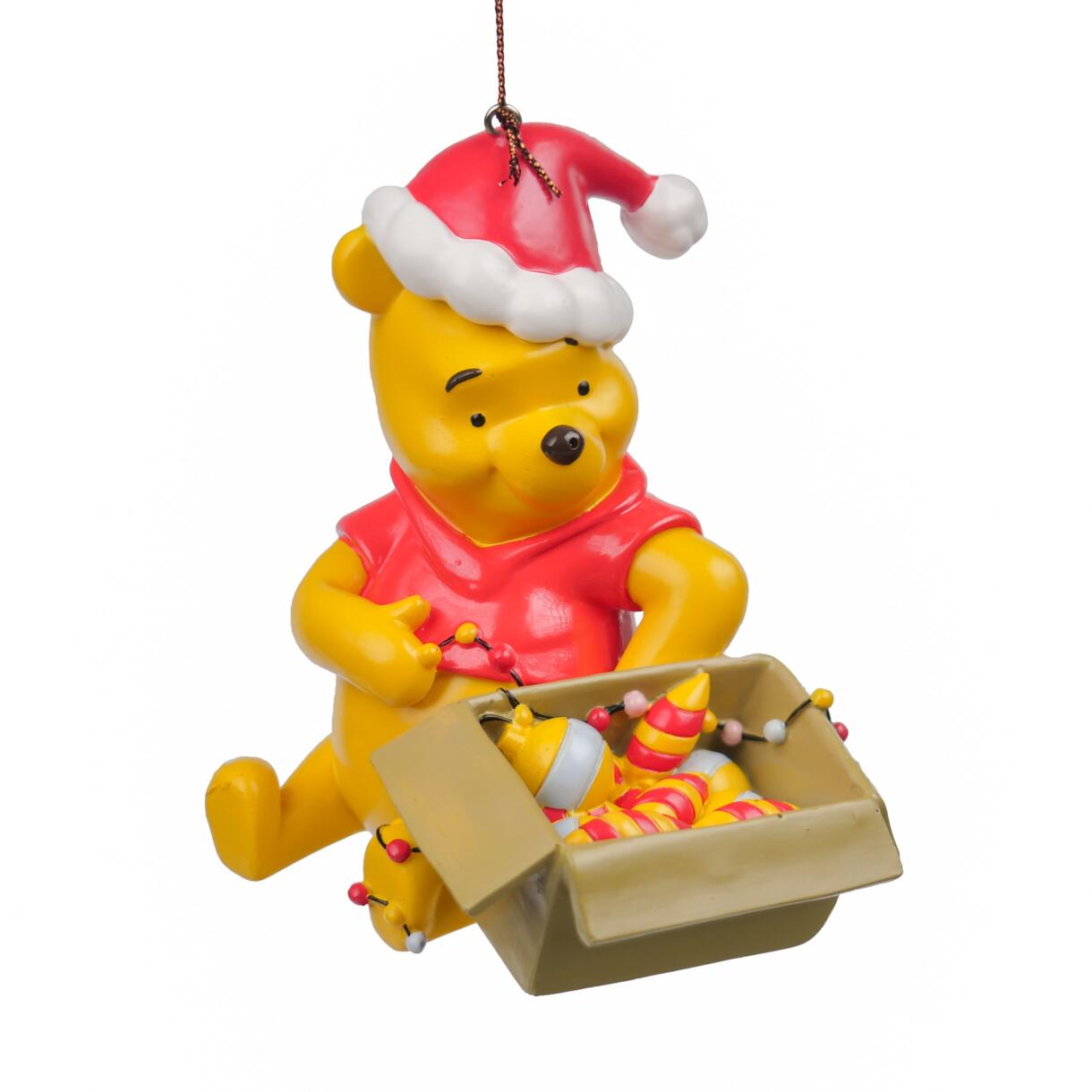 Adorno de fiesta para colgar Disney Winnie y su regalo Amarillo 1