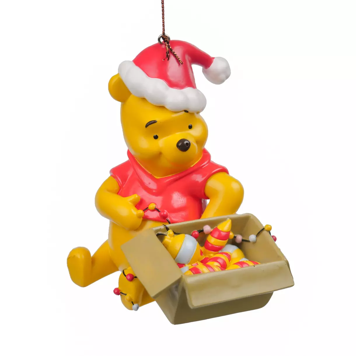 Adorno de fiesta para colgar Disney Winnie y su regalo Amarillo 1