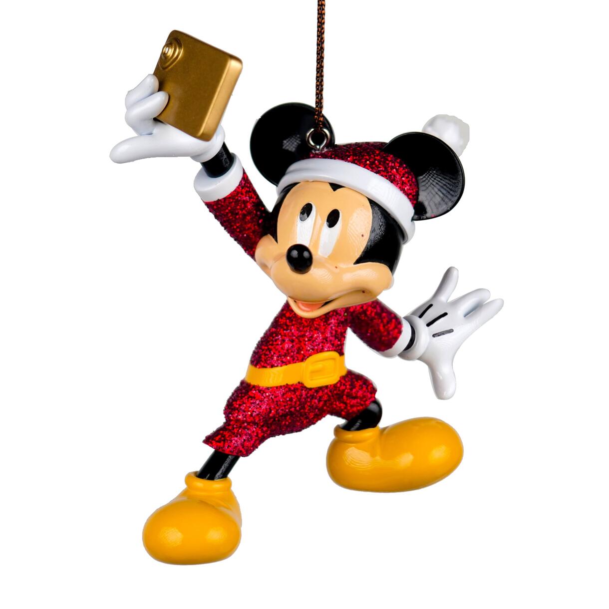 Suspension de fête Disney Mickey Selfie Rouge 1
