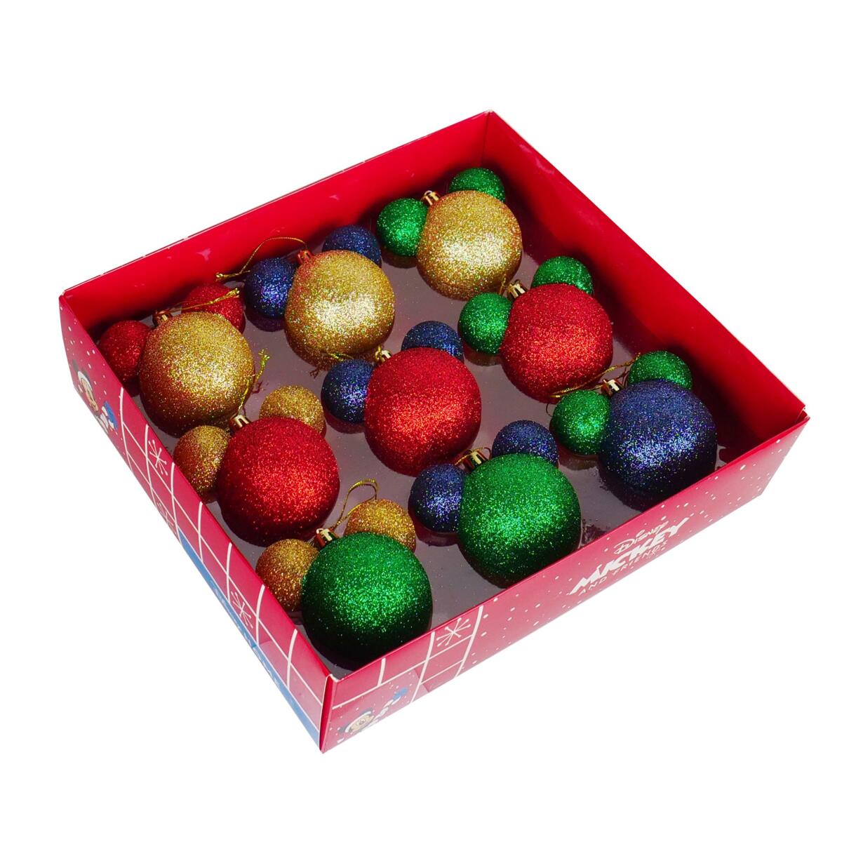 Cofanetto regalo 9 palline di Natale (D60 mm) Disney Mickey Multicolore 1