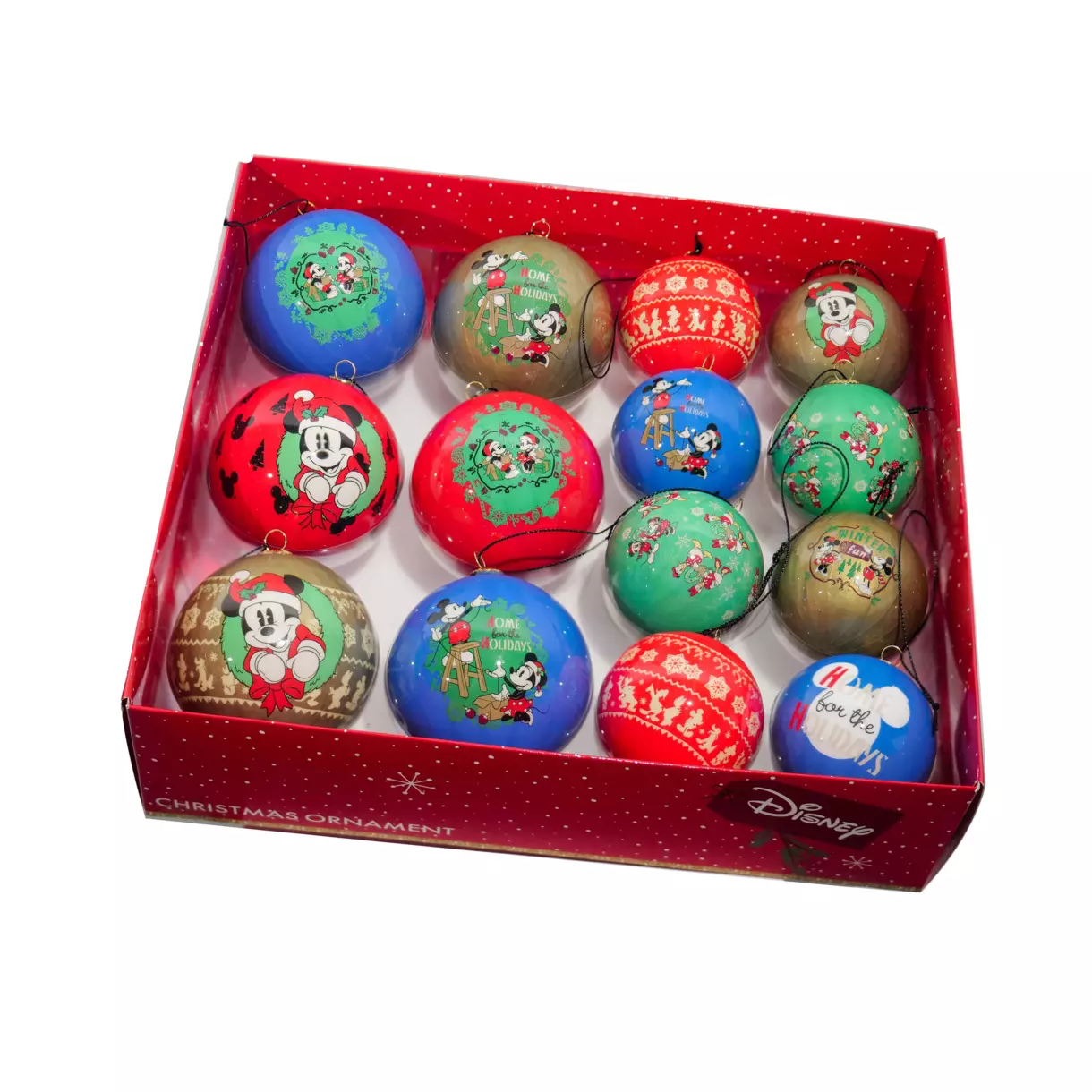Set de 14 bolas de Navidad (D75 mm) Disney Mix Mickey  Multicolor 1