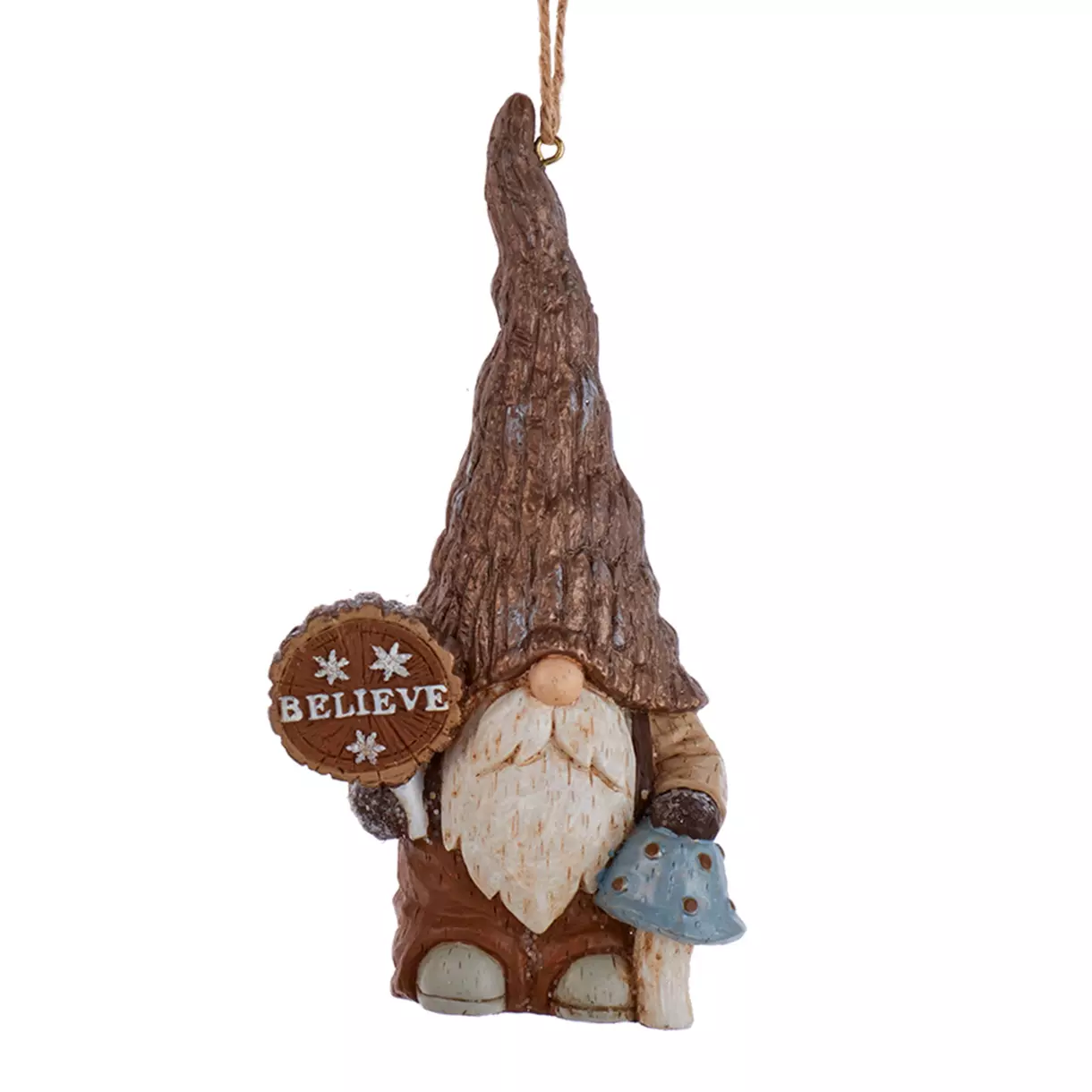 Kabouter Believe om op te hangen Bruin 1