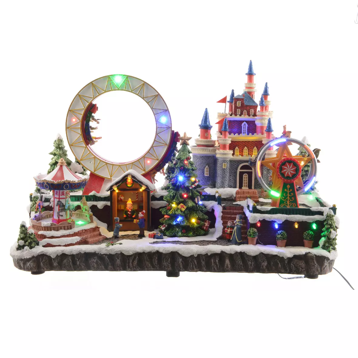 Village de Noël lumineux et musical Foire 1