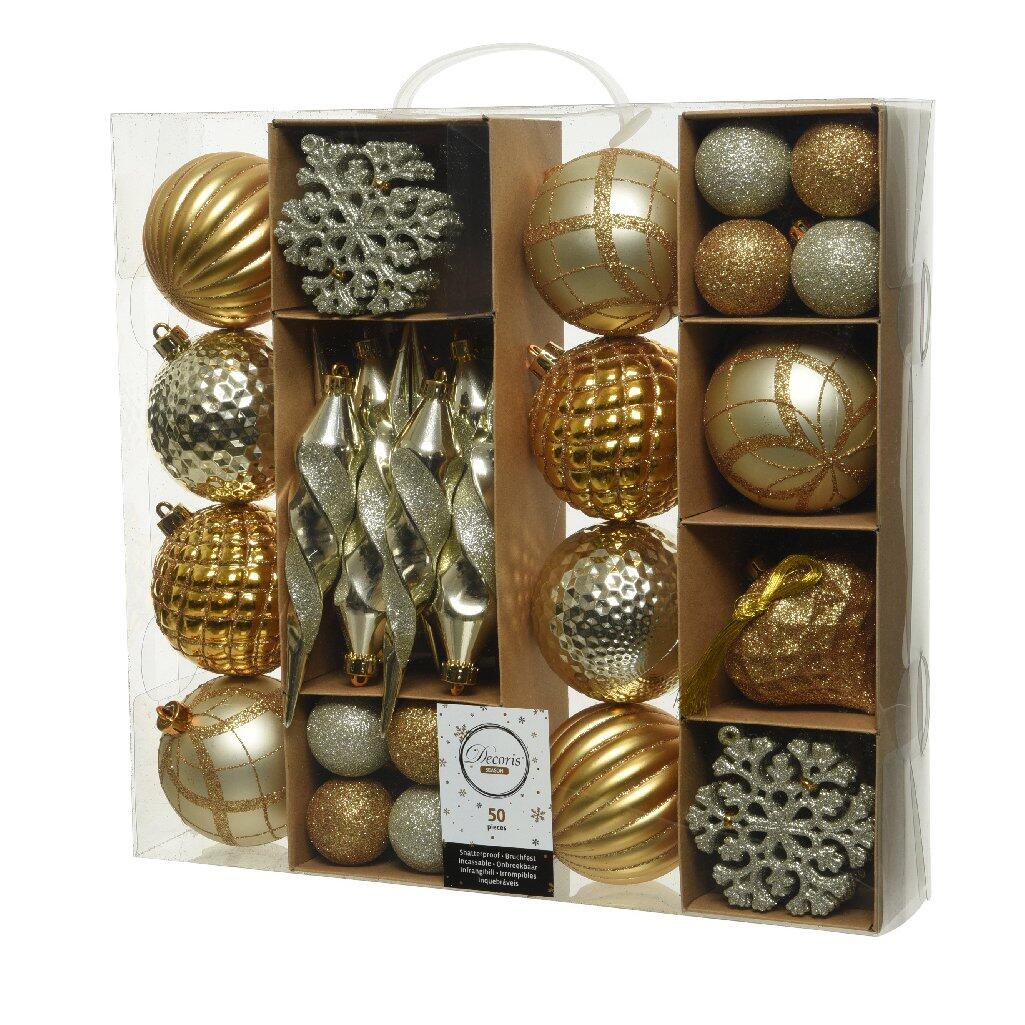 Kit di decorazioni di Natale Zaven Champagne/ Oro 1