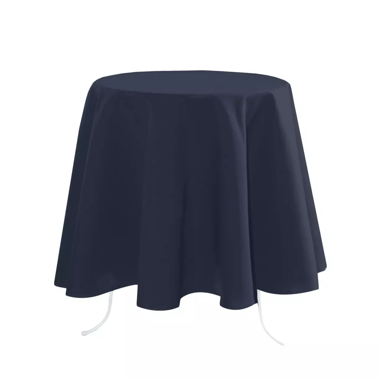 Nappe ronde (180 cm) Nelson Bleu marine 1