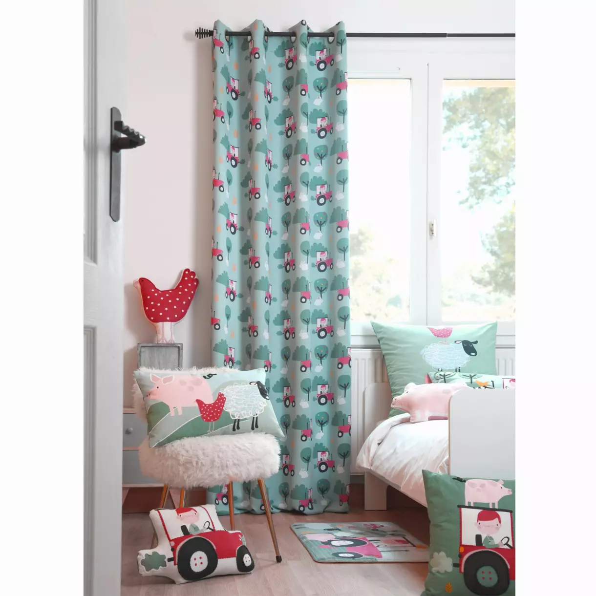 Cortina opaca para niño (140 x 260 cm) Tom Multicolor 1