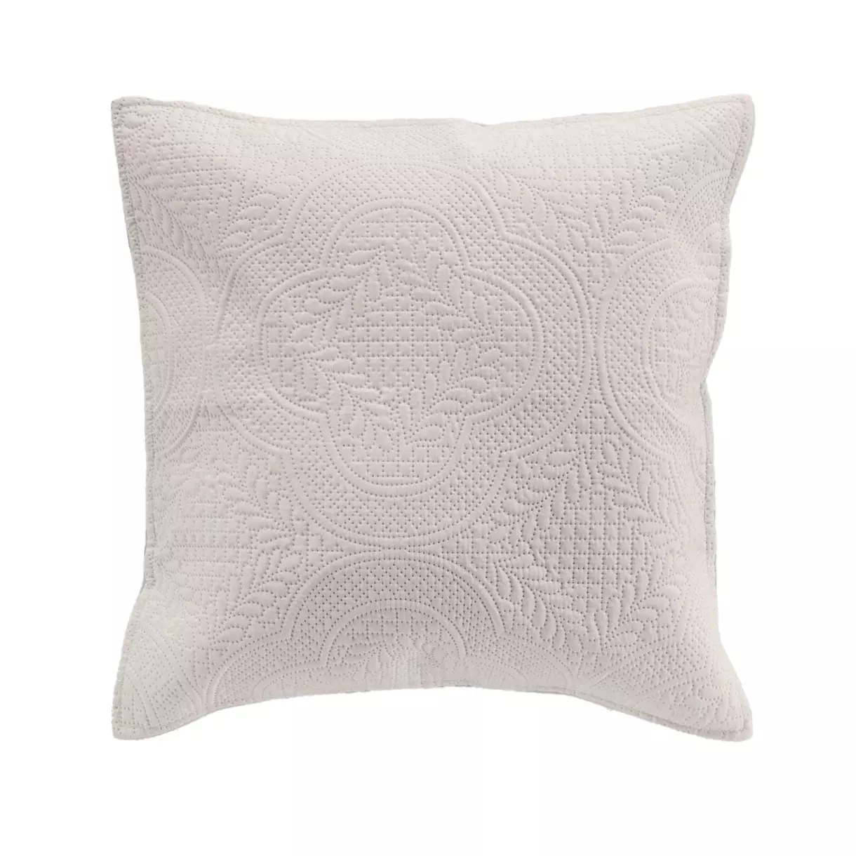 Housse de coussin (40 cm) Romane Blanche 1