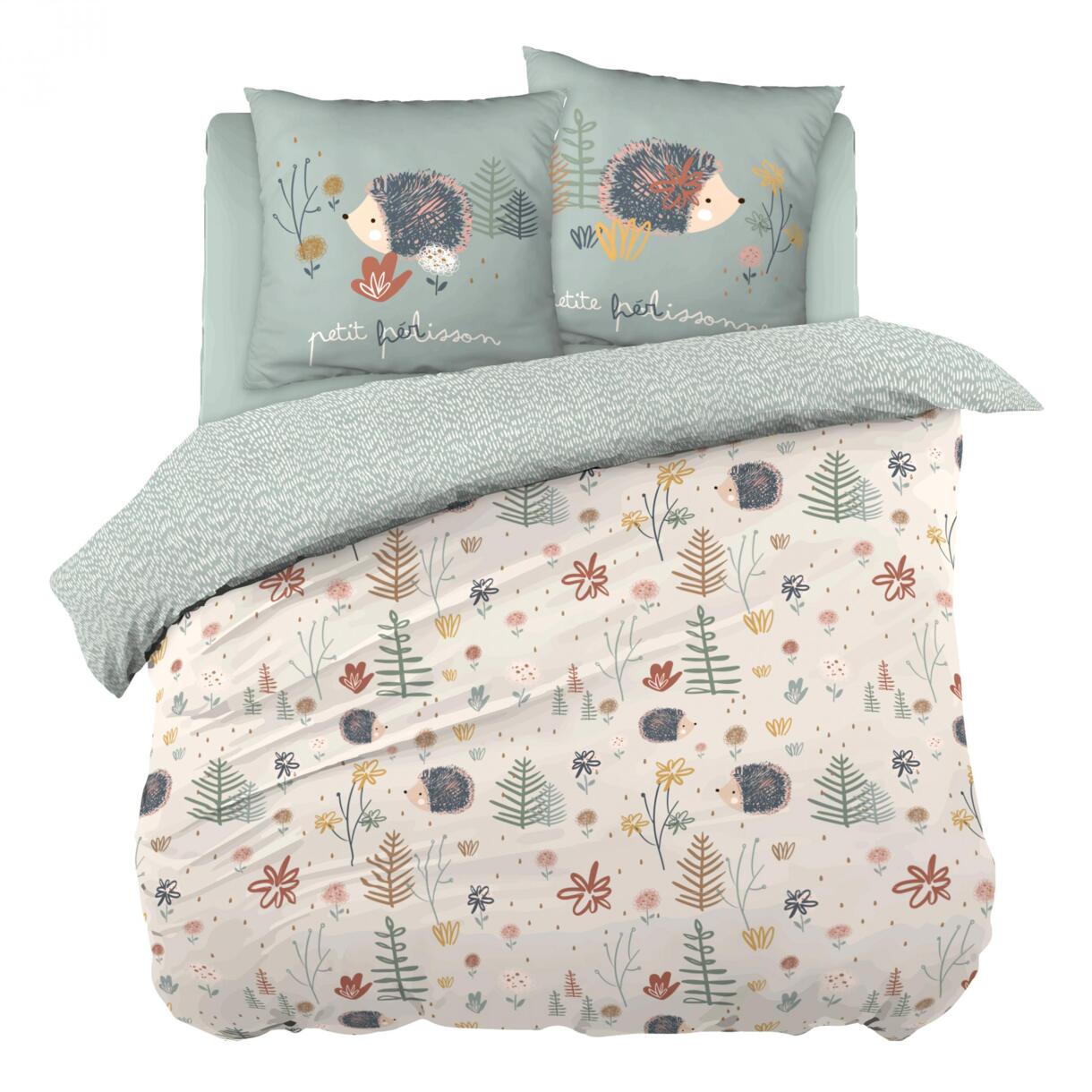 Kinder Bettbezug & 2 Kopfkissenbezüge Baumwolle (200 cm) Polisson Mehrfarbig 1