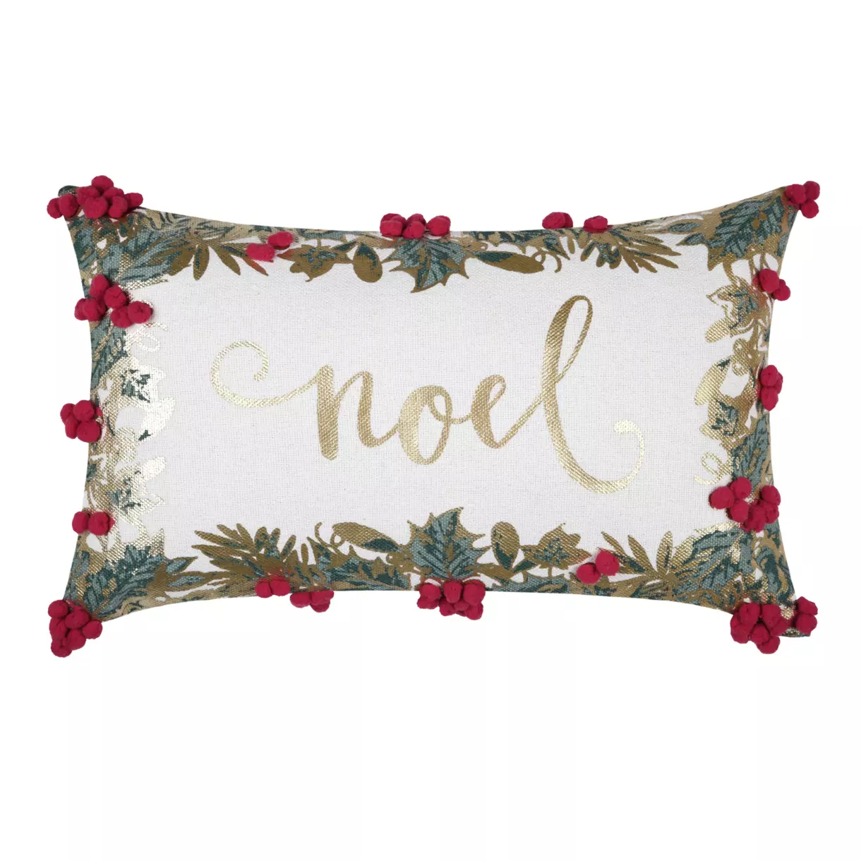 Cojín de Navidad rectangular (50 cm) Oswald verde, rojo , crudo
1