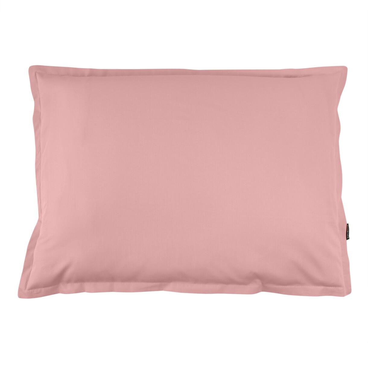 Funda de almohada rectangular de percal de algodón (70 cm) Cali Rosa palo 1