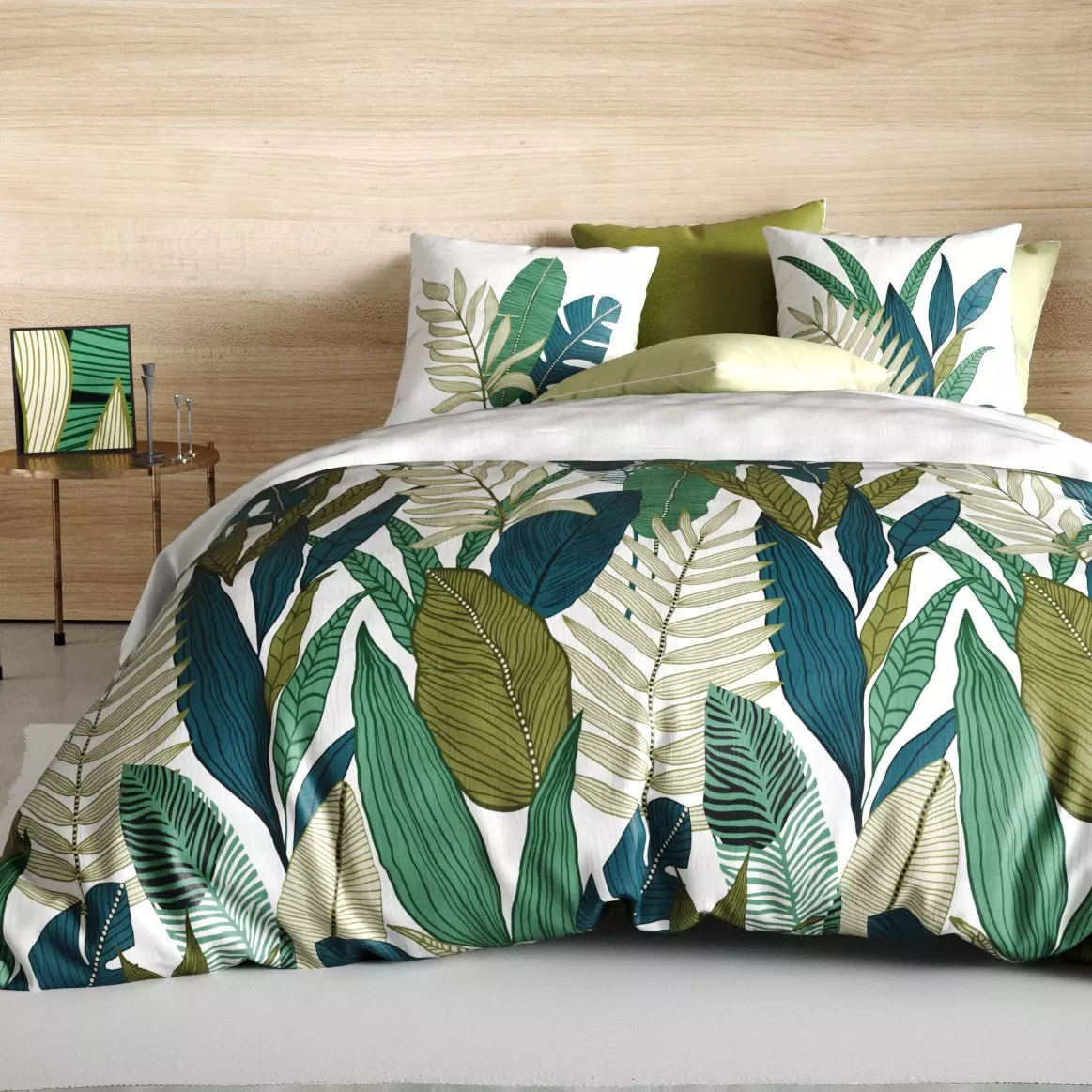 Funda Nórdica y una funda algodón (140 cm) Beleme Verde