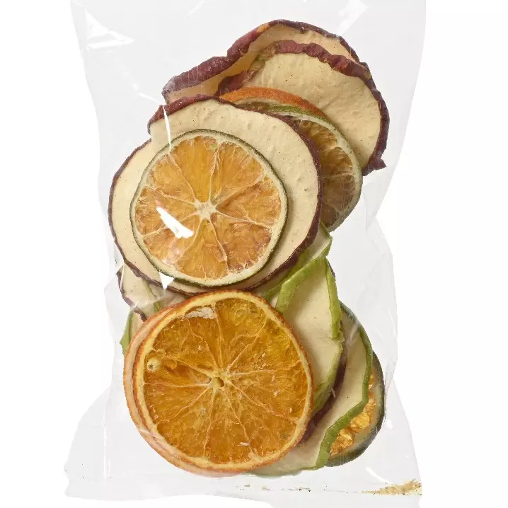 Getrocknete Orangenscheiben im Beutel Naturfarben 1