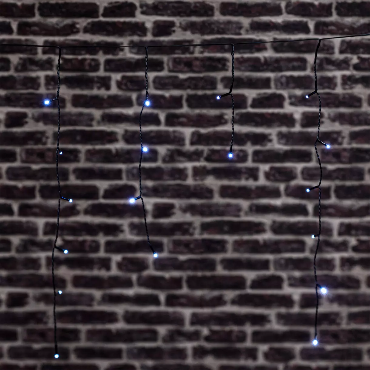 Verlichte zonne-energie ijspegel L4,80 m Koud wit 120 LED 1