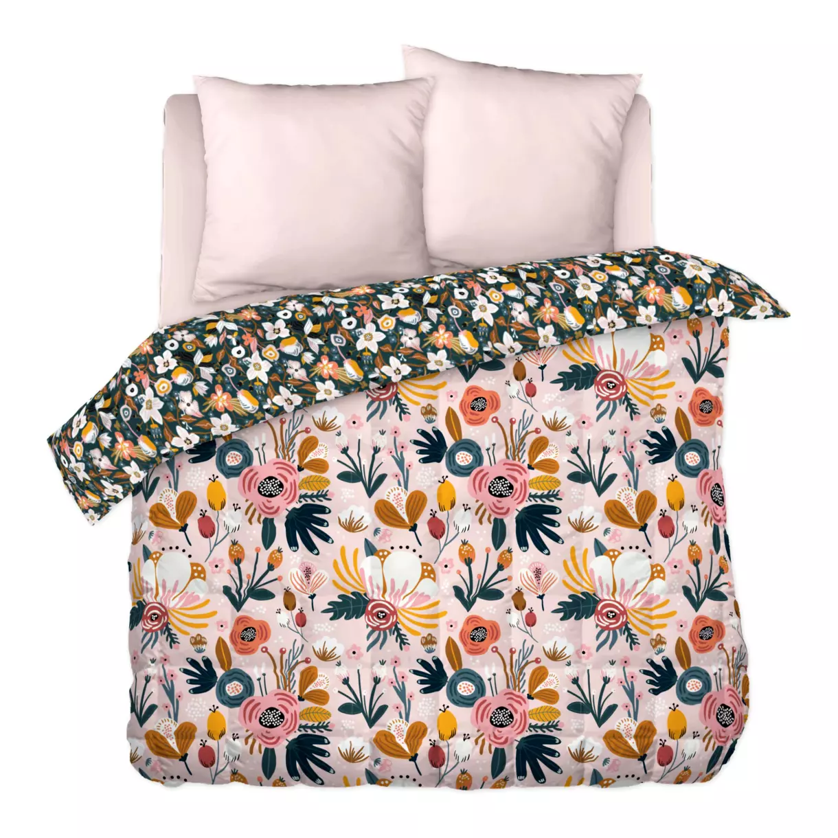 Edredón estampado infantil (240 x 220 cm) Champetre Multicolore 1