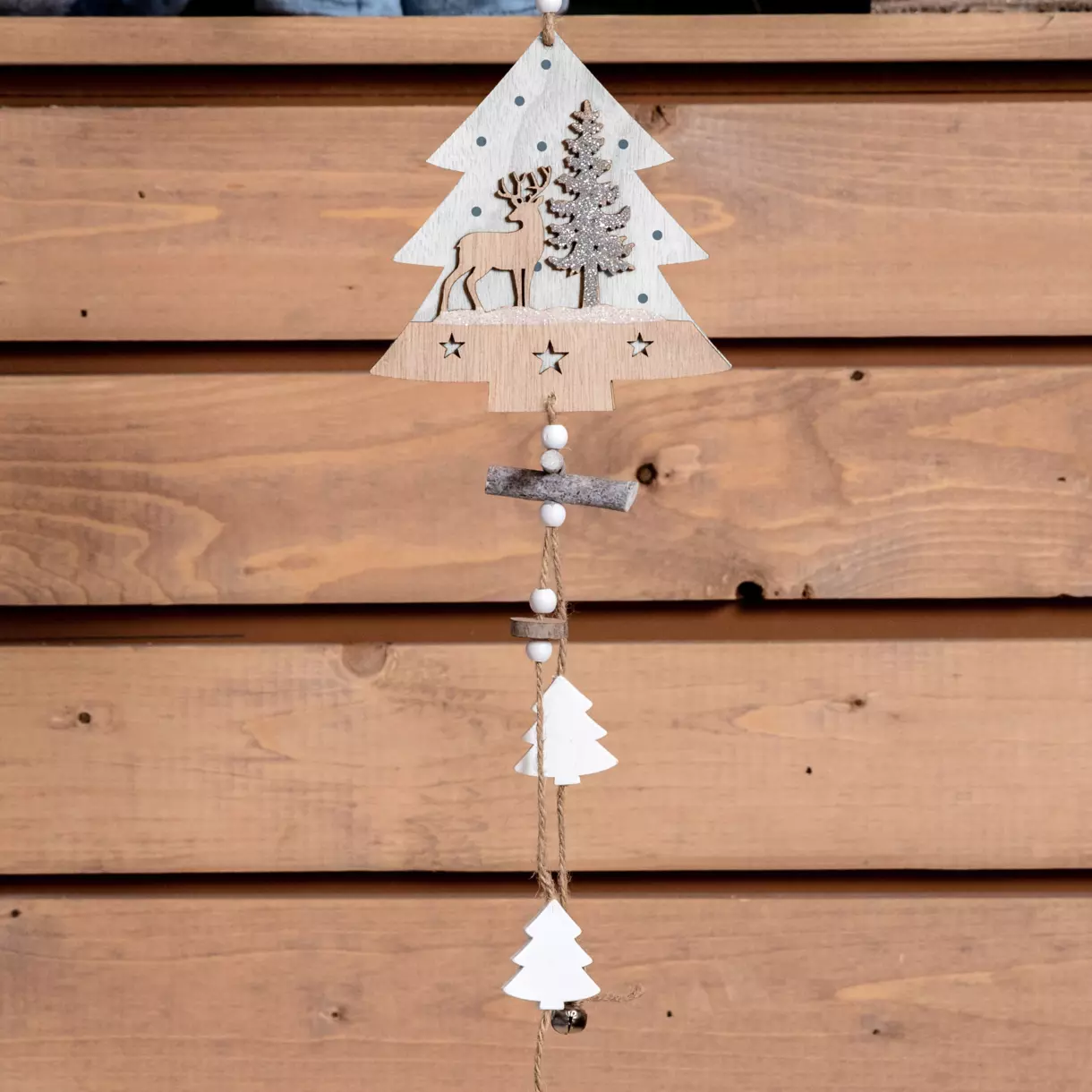 Suspension de Noël Géant  Naturel 1